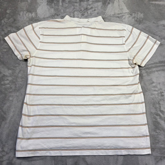 Aeropostale Y2k Striped Polo Shirt Mens XL Short Sleeve Casual 2000s Skater Punk - Picture 7 of 7